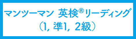 マンツーマン英検リーディング（1、準1、2級）