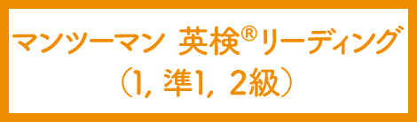 マンツーマン英検リーディング(1、準1、2級)
