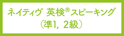 ネイティヴ英検スピーキング(準1、2級)